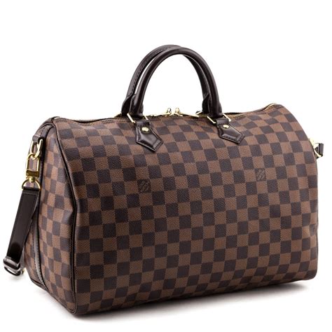 louis vuitton damier ebene speedy 35 bandouliere|louis vuitton speedy bandoulière 35.